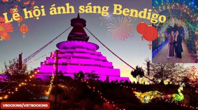 Lễ hội Ánh Sáng tại Bendigo – Khi thành phố bừng sáng trong đêm