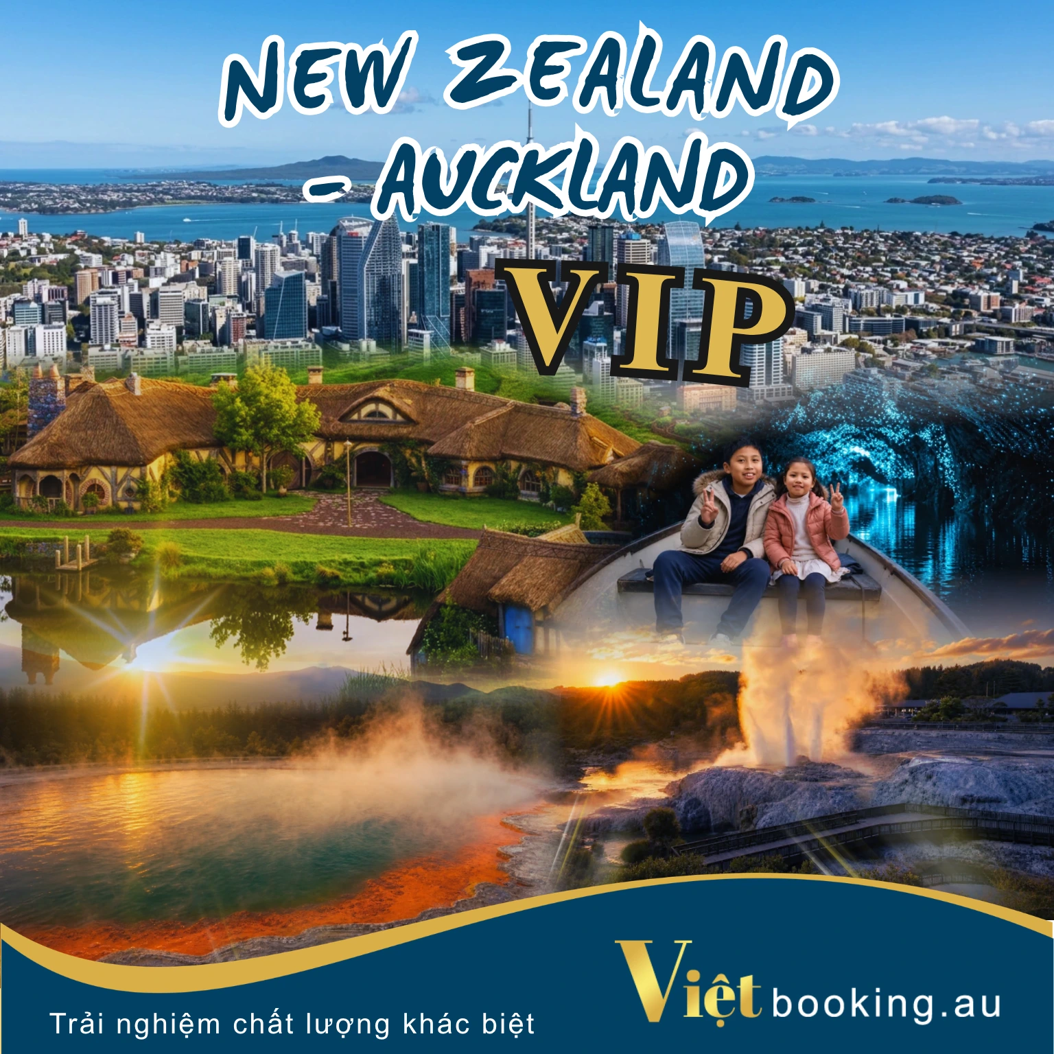 Auckland 5 ngày VIP